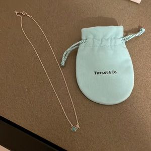 Tiffany & Co Elsa Peretti Color by the Yard Turquoise pendent necklace.